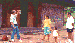 Professor Bubbles in Tahiti.