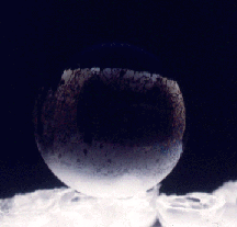 Invisable bubble film.