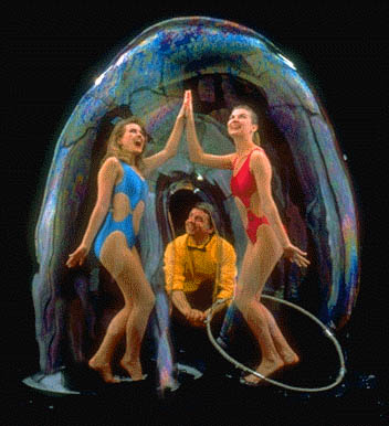 Models in a rainbow bubble